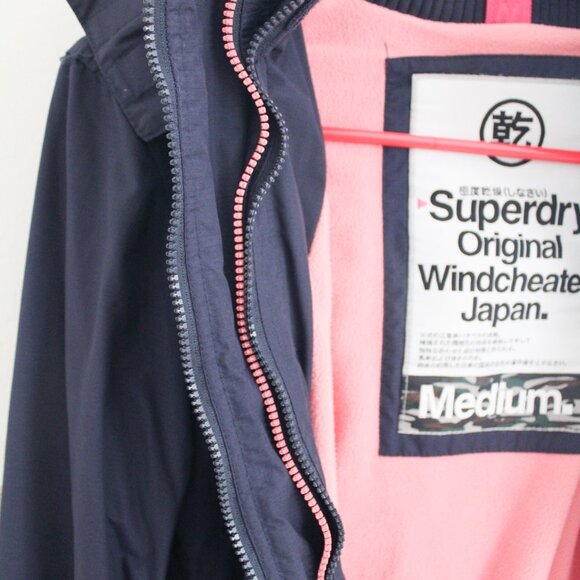 Superdry Wincheater Japan Hooded Jacket Size Medium - Picture 8 of 10